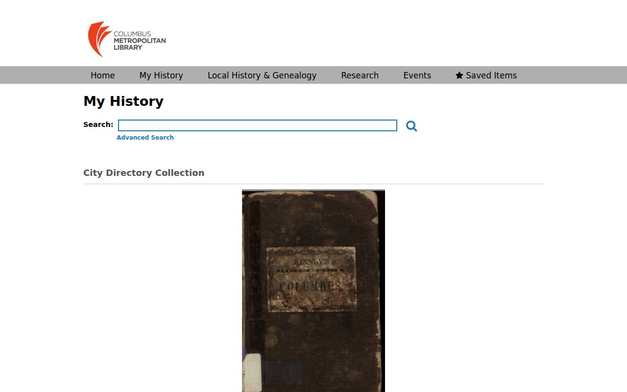 Hilliard city directory digitized collection search at Columbus Metropolitan Library