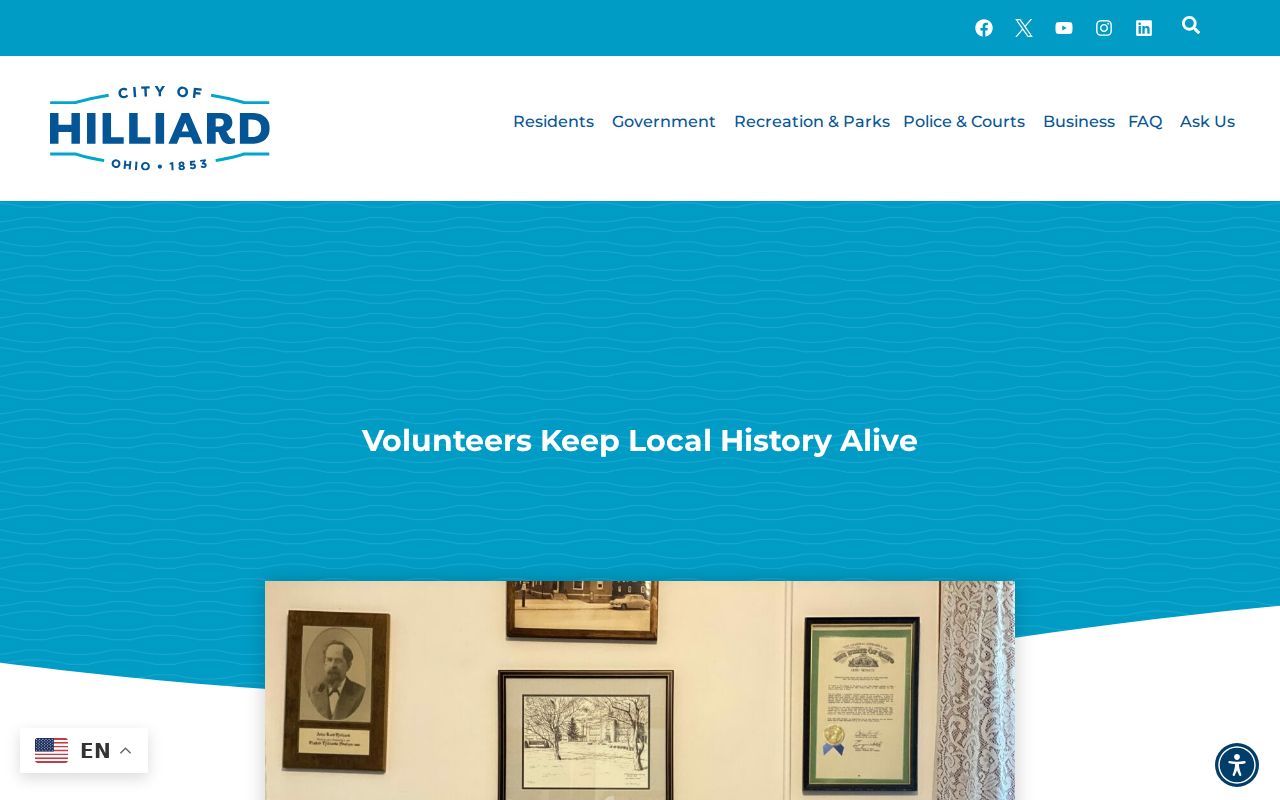 Hilliard city directory local-history resources at the Hilliard Historical Society